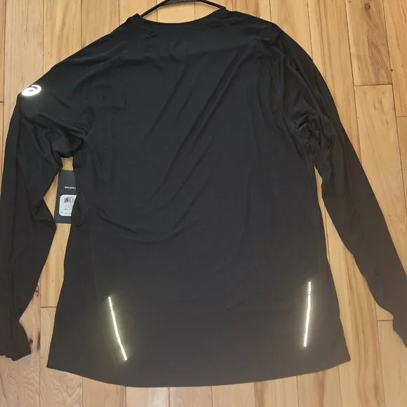 NWT Asics athletic crew black Men's XL - Picture 4 of 4